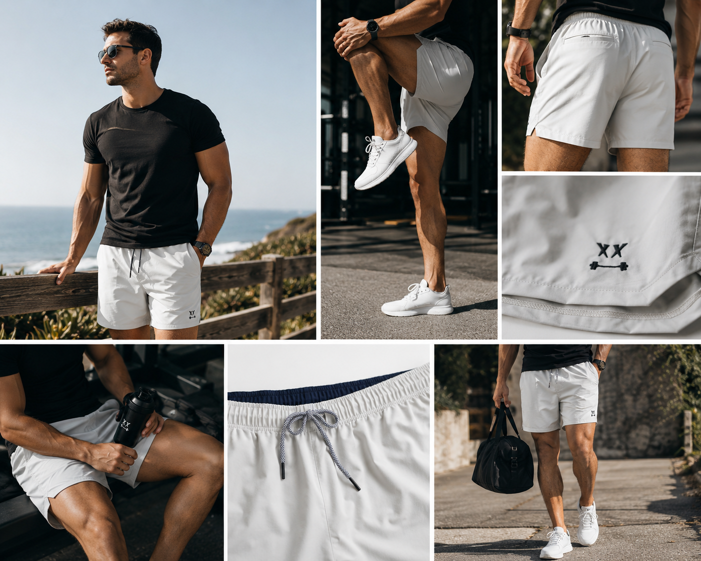 Blackout Barbell Performance Shorts (Moon)