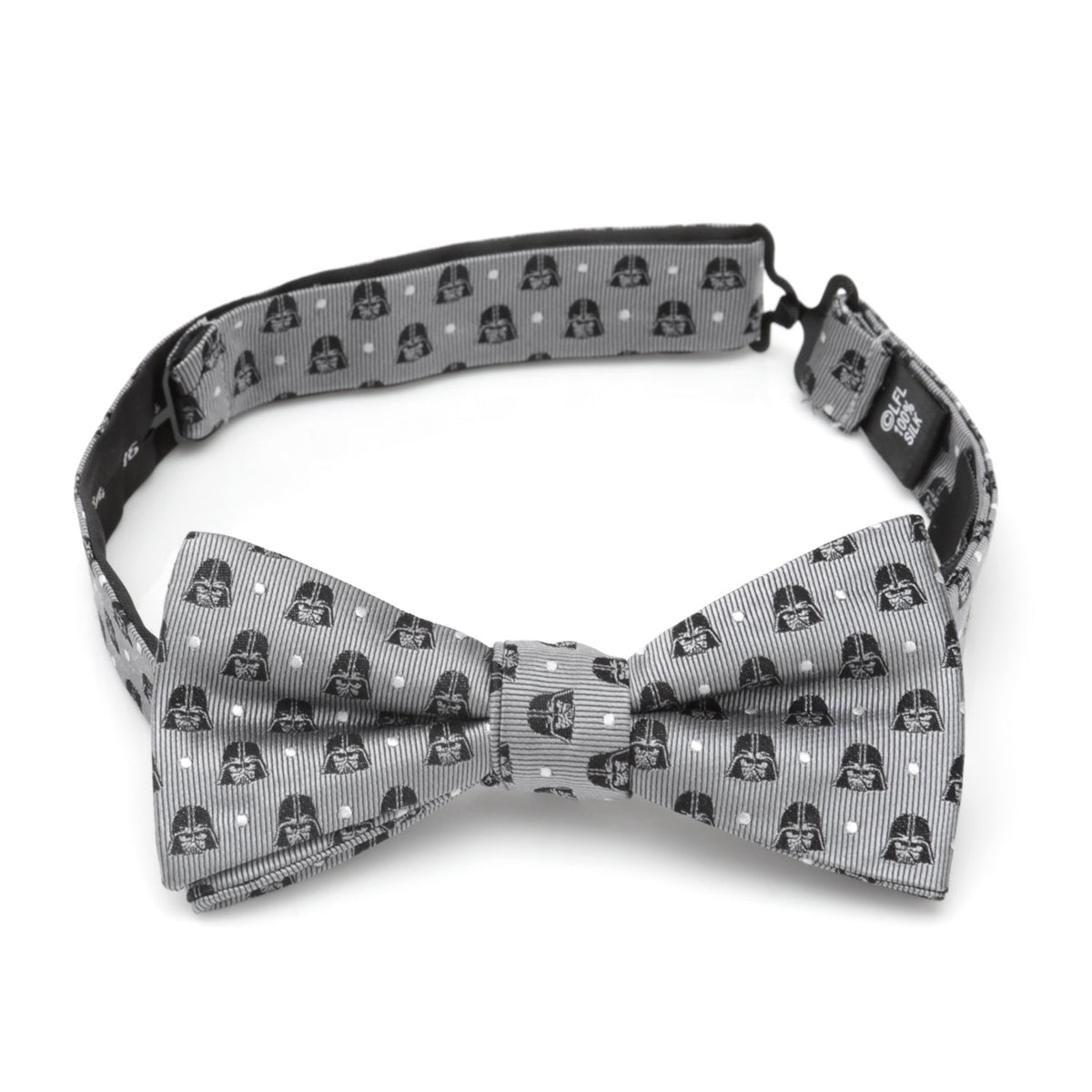 Darth Vader Gray-Dot Bow Tie
