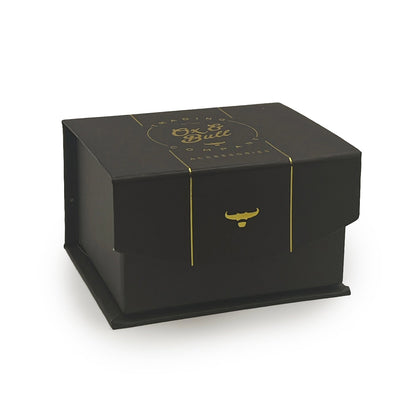 Stainless Steel Gold Steps Eyelet Collar Bar