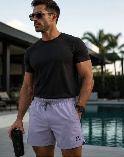 Blackout Barbell Performance Shorts (Purple Reign)