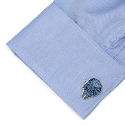 Star Wars Millennium Falcon Blueprint Cufflinks
