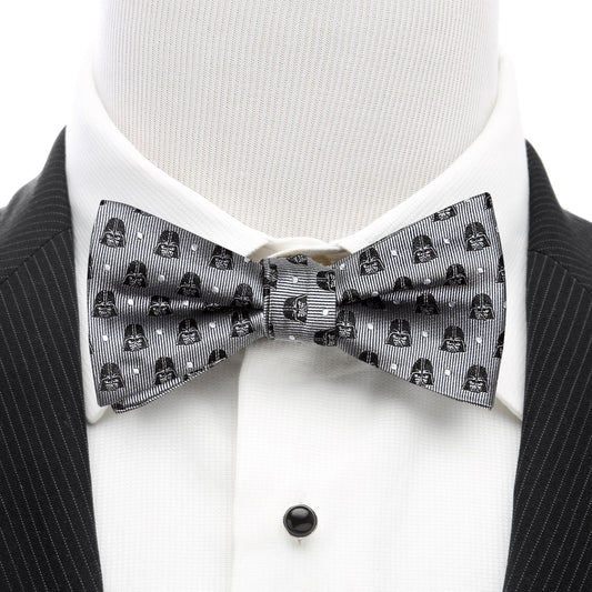 Darth Vader Gray-Dot Bow Tie