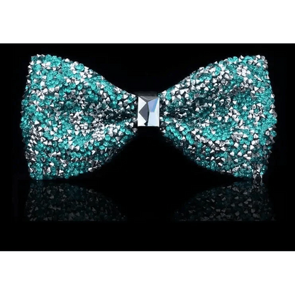 Shiny Butterfly Men Bowtie Sparkling Wedding Bridegroom Bow Ties  Adjustable Length Party Bowties